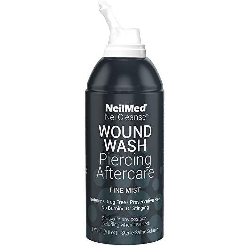 Ear piercing cleaning solution walmart clearance