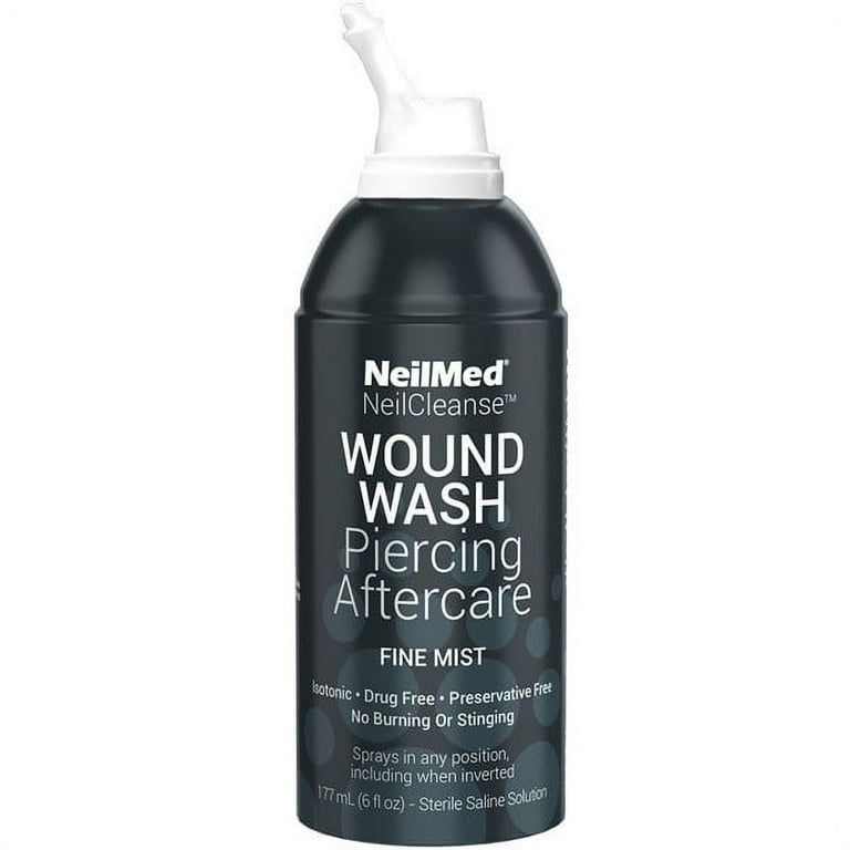 NeilMed Piercing Aftercare Medium 6 Oz Walmart