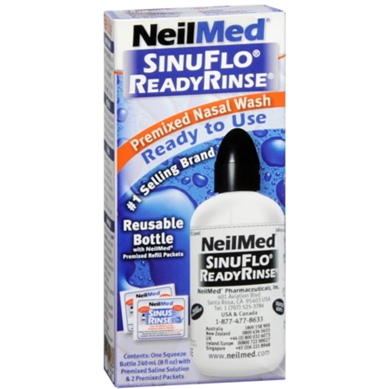 NeilMed SinuFlo ReadyRinse Premixed Nasal Wash, 8 oz photo 1