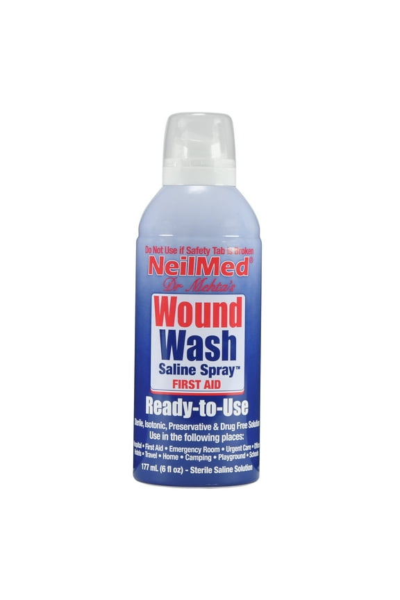 Neilcleanse Wound Wash, Sterile Saline, 6 oz, 1 Piece