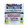 thumbnail image 1 of Neilmed Soothing Saline Nasal Sinus Rinse All Natural Relief, 100Ct, 1 of 6