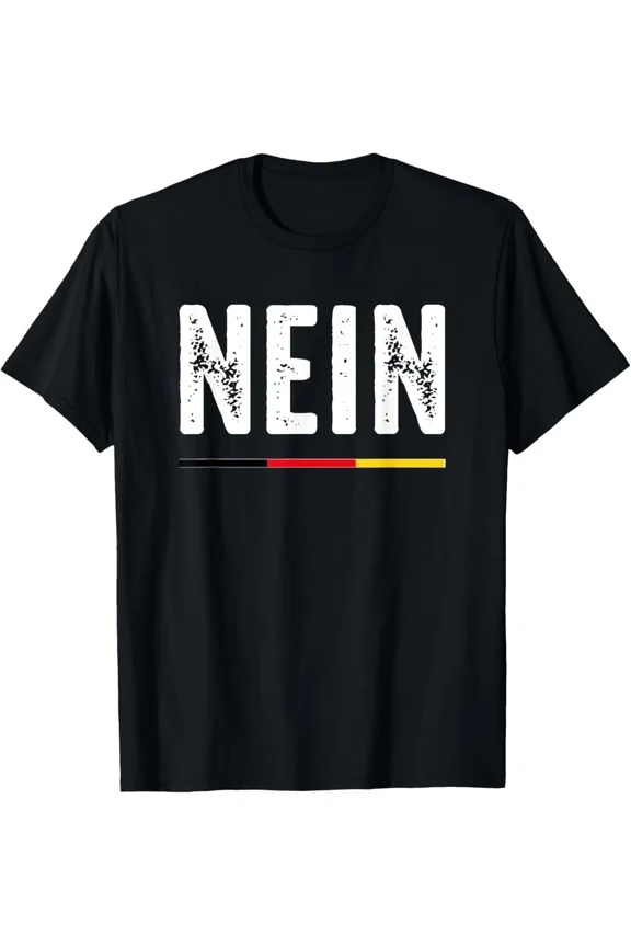 Nein German No Saying Funny Germany Vintage Gift Unisex T-Shirt, up to Size 5XL