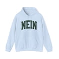 thumbnail image 1 of Nein No in German Germany Hoodie Gifts Hooded Sweatshirt Pullover Shirt, 1 of 4