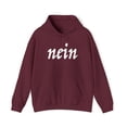 thumbnail image 1 of Nein No in German Germany Hoodie, Gifts, Hooded Sweatshirt, 1 of 4
