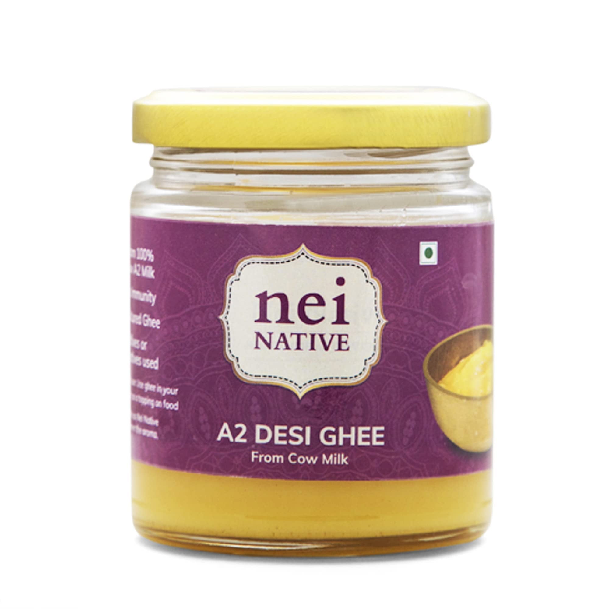 Neinative Desi Ghee A2 Desi Cow Ghee Pure & Authentic 100Ml