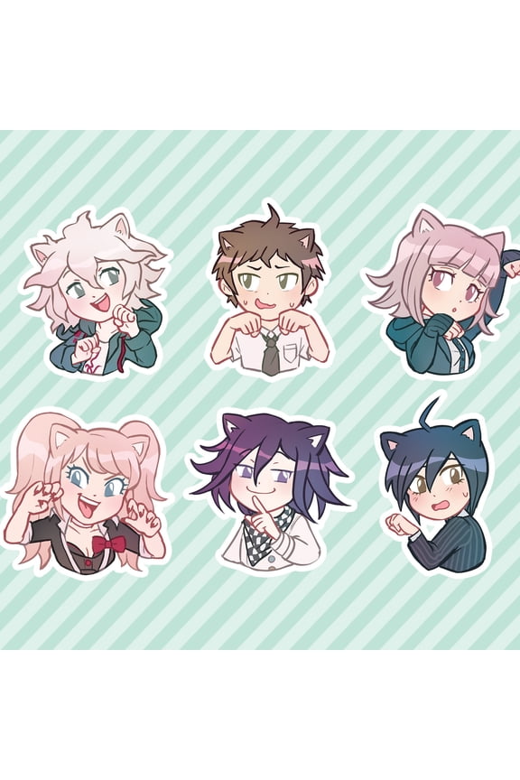 Neko Danganronpa Acrylic Keychains ~Restocked~ (1 keychain)