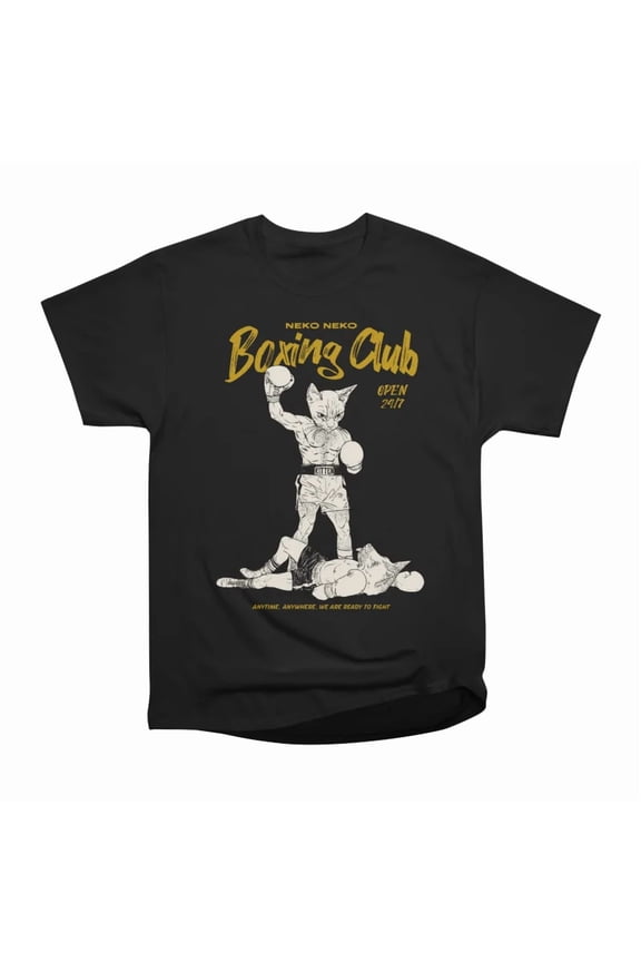 Neko Neko Boxing Club T-Shirt Tee Gift For Him Merch For Her Apparel For Friend