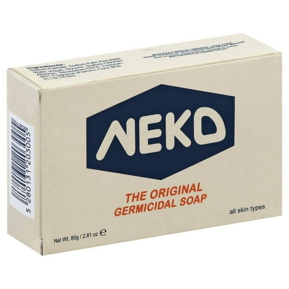 Neko Original Germicidal Hand Sanitizer Bars with Glycerin, Aloe Vera, 80g
