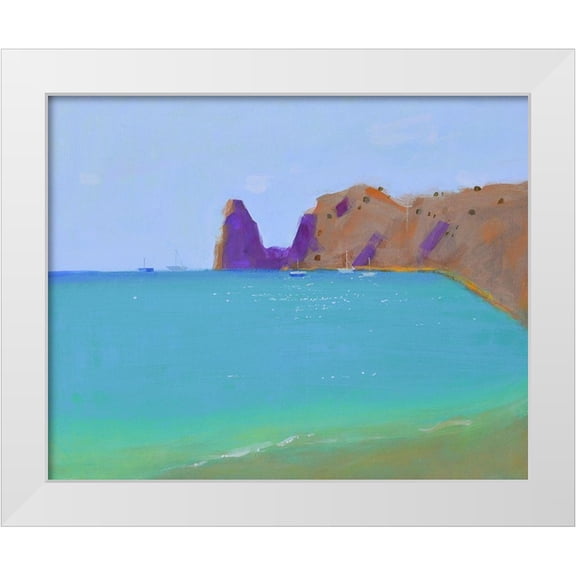 Nekraha, Igor 14x12 White Modern Wood Framed Museum Art Print Titled - Seaside