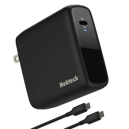 Nekteck 100W USB C Wall Charger, PD 3.0 Adapter (GaN Tech) Fast Charger