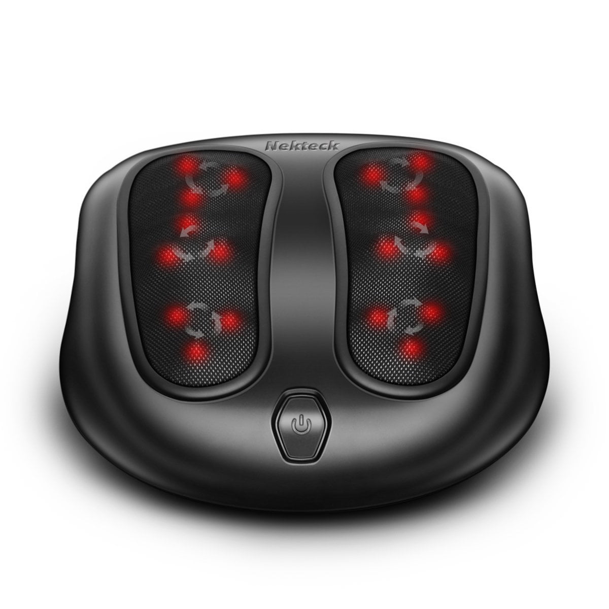 Nekteck Shiatsu Foot Massager, Increases Blood Flow Circulation, Calf  Massage with Heat Therapy, Deep Kneading, Vibration, Compression
