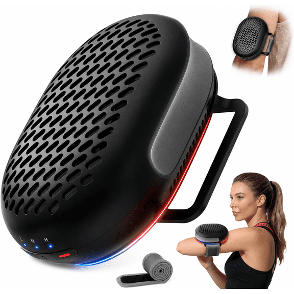 Nekteck 3-in-1 Hot and Cold Therapy Device, Rechargeable Wearable Heating & Cooling Pad with Adjustable Straps, Portable Cordless Comfort Wrap for Knee Shoulder Back Arms Legs, Gifts for Women Men