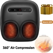 Nekteck Foot Massager with Heat, FSA/HSA Eligible Shiatsu Electric Foot Massage Machine for Feet Plantar Fasciitis, Neuropathy, Circulation, with Deep Kneading, Air Compression, Size 13, Warm Gifts