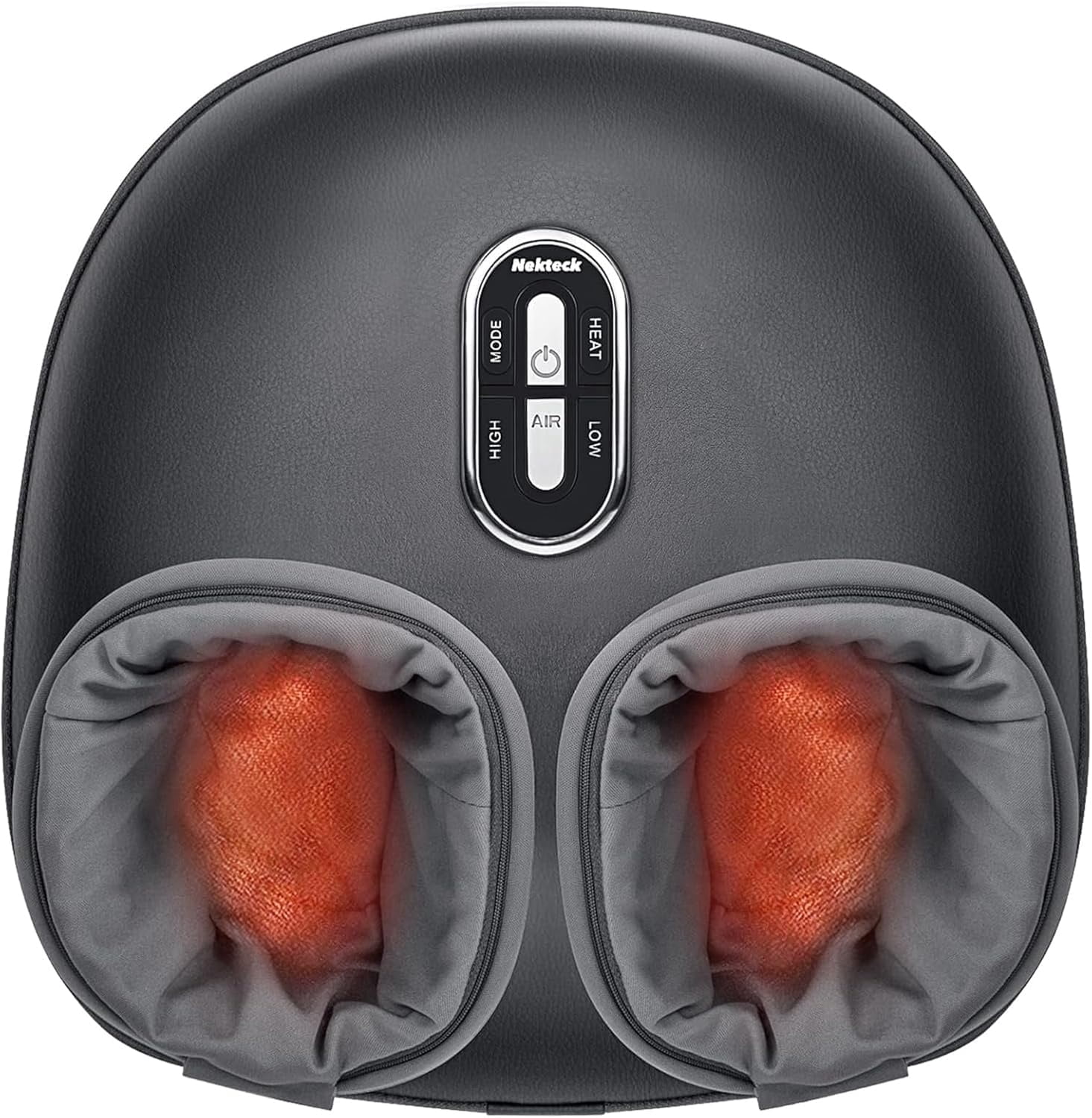 Nekteck Shiatsu Foot Massager, Deep Kneading Foot Massager with Heat & Air Compression, FSA/HSA, Feet Massage Machine for Neuropathy, Blood Circulation, Plantar Fasciitis Relief, Gifts for Her/Him