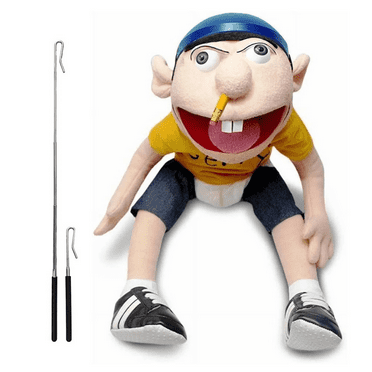 Nelbons Jeffy Cartoon Fun Parent Child Games Family Toy Hand Puppet, Plush, 23 In