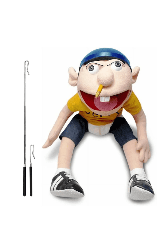 Nelbons Handmade Jeffy Puppets, Plush Fabric, 23 inch