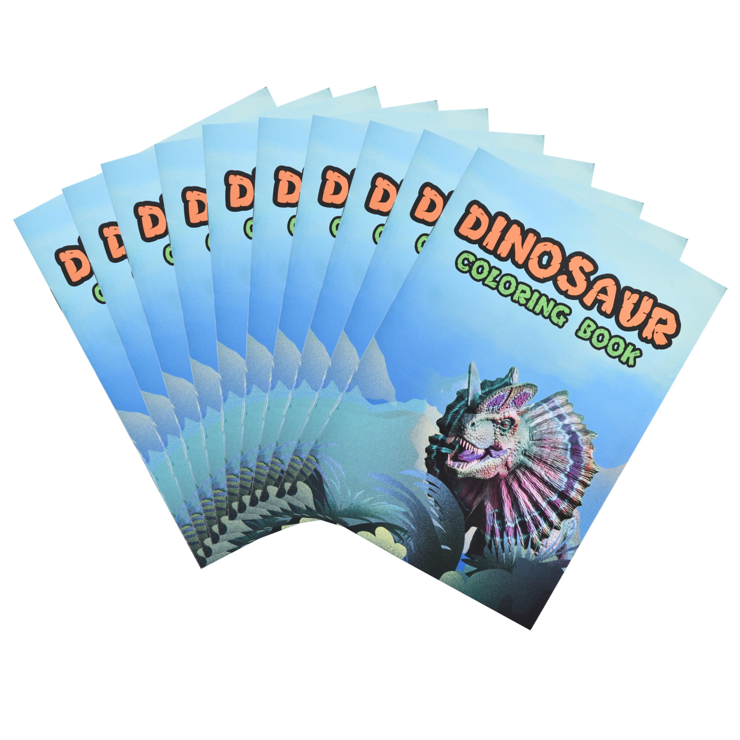 Mini Dinosaur Coloring Books for Kids Party Favor Set - Bulk Pack