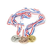 Neliblu Torch Award Medals (2 Dozen) - Bulk - Gold, Silver, Bronze Medals - Olympic Style Award Medals - First Second Third Winner - Great for Party Favor Decorations and Awards
