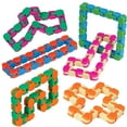 thumbnail image 1 of Neliblu Wacky Tracks 6 Pack Sensory Fidget Toys Snap and Click Fidget Cube Puzzles Bulk - ADHD, Autism, Stress Relief Therapy - Fidget Toys for Sensory Kids, Keeps Fingers Busy and Minds Focused, 1 of 8