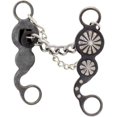 Nellie Double Concho Chain Shank Bit