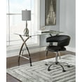 thumbnail image 1 of Nellie Low-Back Desk Chair with Adjustable Height and Castors, 225 lbs., Black, 1 of 22