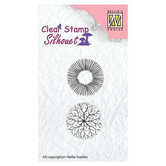 Nellie's Choice - Clear Stamp Flowers 17