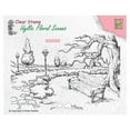 thumbnail image 1 of Nellie's Choice Clear Stamp Wintery Park with Bench, 1 of 1