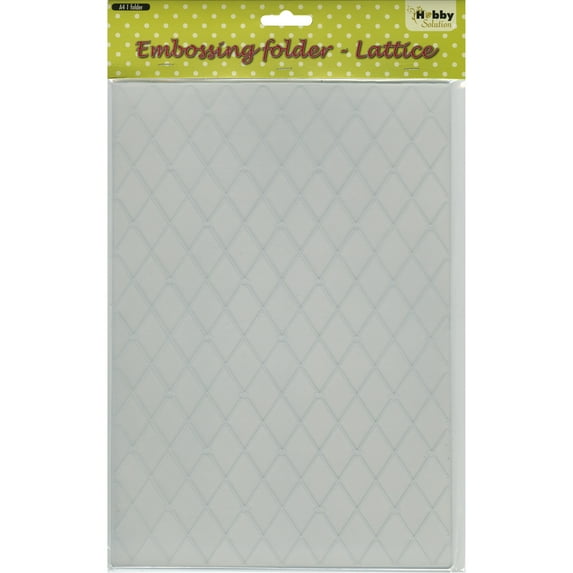 Nellie's Choice Embossing Folder A4-Lattice