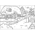 thumbnail image 1 of Nellie's Choice Embossing Folders - Snowy House, 1 of 1