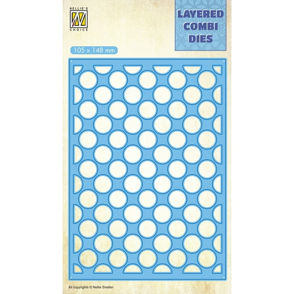 Nellie's Choice Layered Combi Dies Bubbles Layer A
