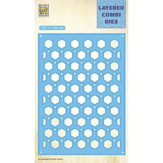 Nellie's Choice Layered Combi Dies Honey Layer B