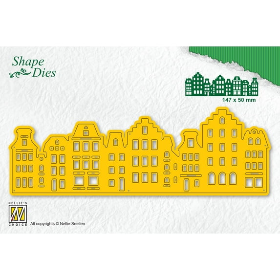Nellie's Choice Shape Die Vintage Houses
