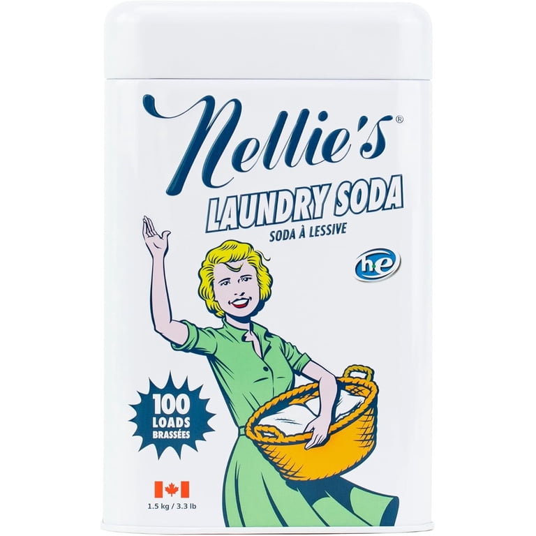 Nellie's Laundry Soda, 100-Load Tin, Gentle on Skin - Walmart.com Nellie's Laundry Soda, 100-Load Tin, Gentle on Skin - Walmart.com