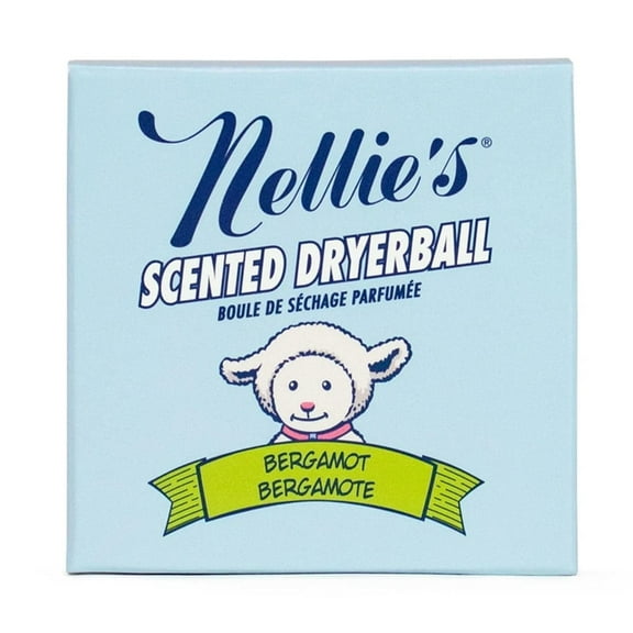 Nellie's Scented Wool Dryerball, Bergamot, 1 Dryerball, 50 Loads