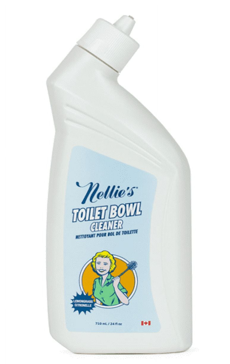 Nellie's Toilet Bowl Cleaner Lemongrass Scent, Natural Cleaning Power