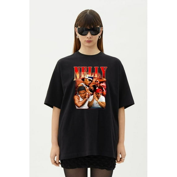 Nelly 90s Vintage Rapper Hot In Herre Country Grammar Shirt, for men & women, up to size 5XL