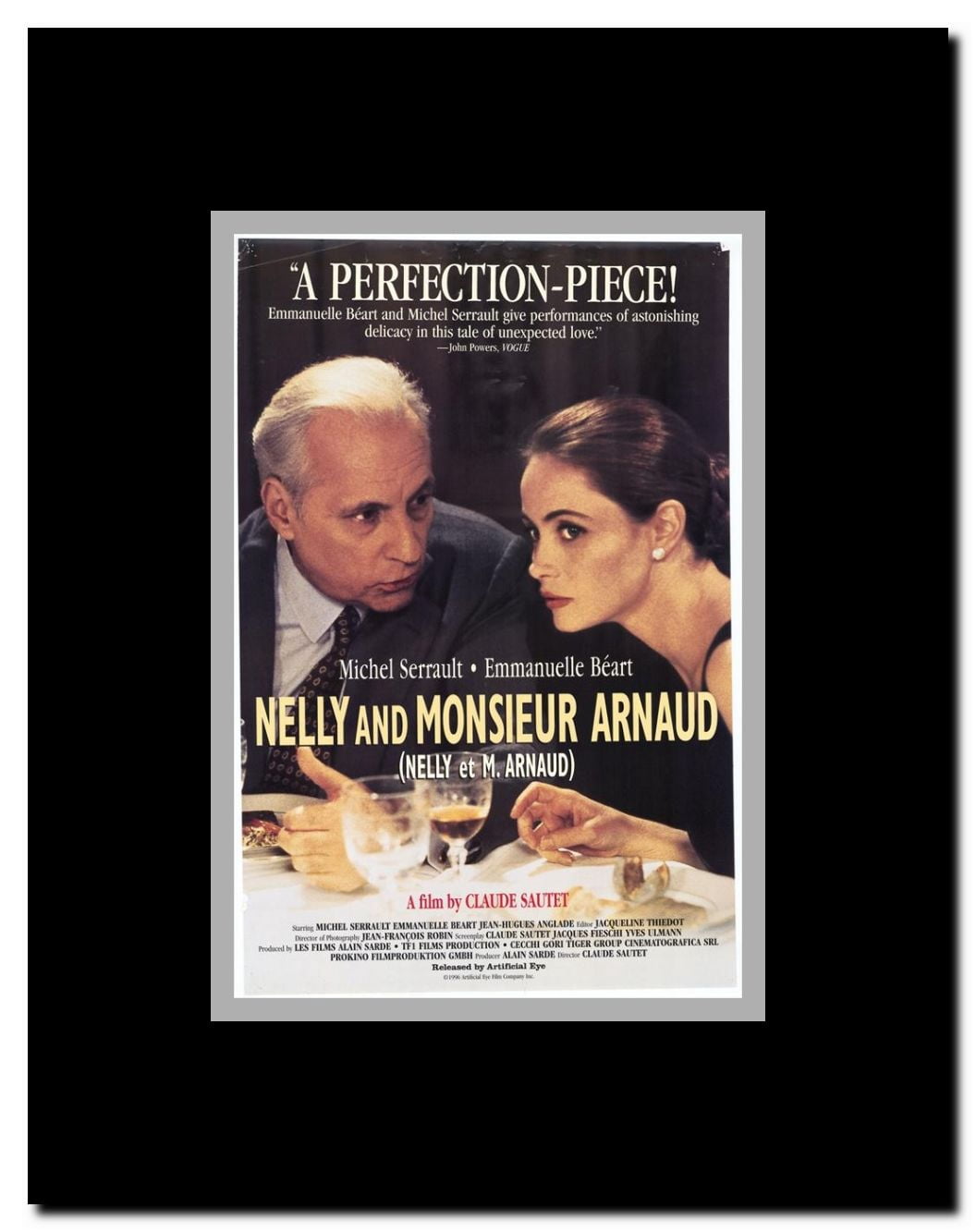 Nelly And Mr. Arnaud Framed Movie Poster