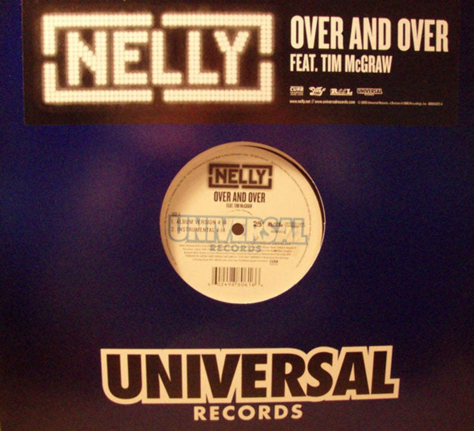 Nelly Feat. Tim McGraw Over And Over (12", Single) (Mint (M(02)