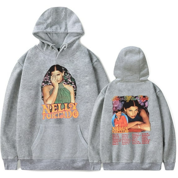 Nelly Furtado Turn Off The Light Tour Merh Hoodies Popular Graphics Print Unisex Trendy Casual Streetwear