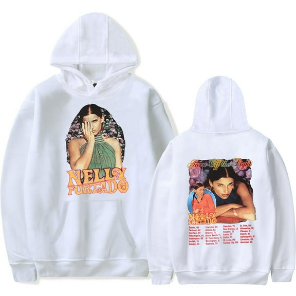 Nelly Furtado Turn Off The Light Tour Merh Hoodies Popular Graphics Print Unisex Trendy Casual Streetwear