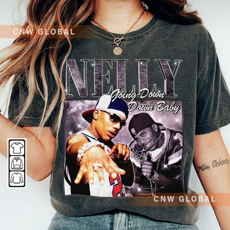 Nelly Rap Shirt, Nelly Country Grammar Album Vintage 90s Y2K, Halloween  Style Bootleg Singer Tour Unisex Gift Hoodie Rap1407VL - Walmart.com