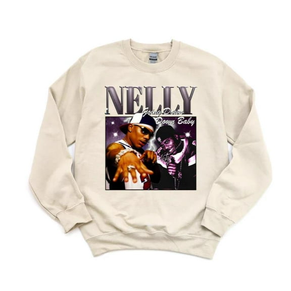 Nelly Rap World Tour Vintage Hip Hop Music Artist Concert Dilemma Hot Fan Sweatshirt, for men & women, up to size 5XL