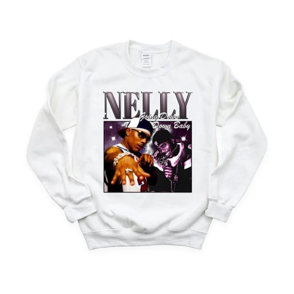 Nelly Rap World Tour Vintage Hip Hop Music Artist Concert Dilemma Hot Fan Sweatshirt, for men & women, up to size 5XL