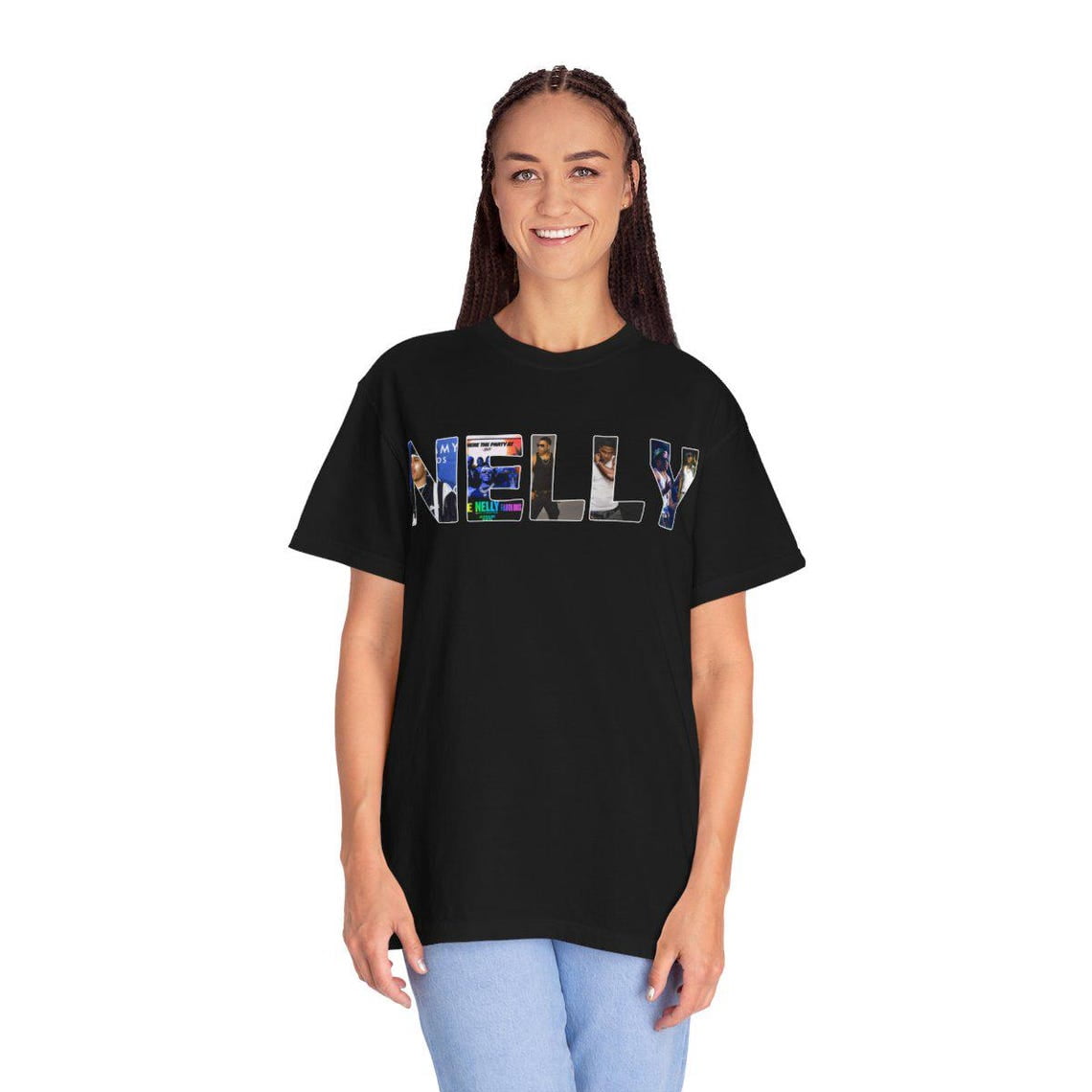 Nemmzy Rapper Nelly Shirt, Retro Nelly Rapper Shirt, Nelly Rap Tee Y2k,Black Color ...