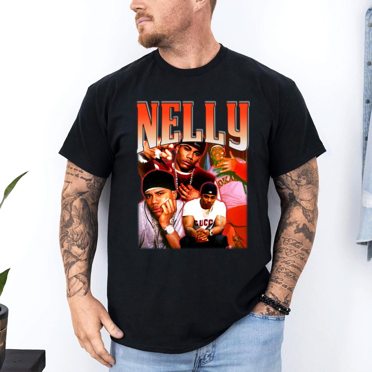 ☆Nelly☆ Hiphop G-rap Nelly T-shirt Nelly Vintage Shirt Graphic Vintage Shirt