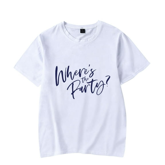 Nelly Where The Party At Tour 2025 Short Sleeve Street Trend Couple's Round Neck T-Shirt