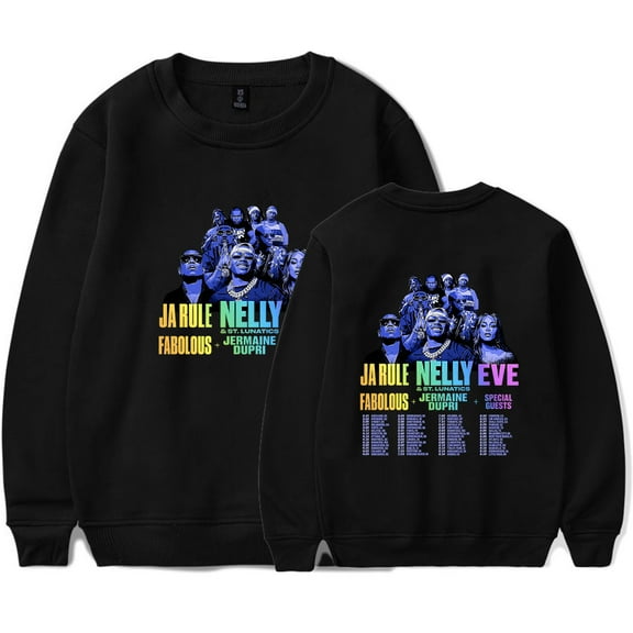 Nelly Where The Party At Tour 2025 Sweatshirt Men's and Women's Fashion Round Neck Pullover