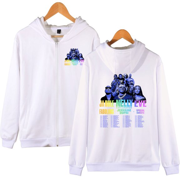 Nelly Where The Party At Tour 2025 Zipper Sweatshirt Men's and women's casual cardigan jacket