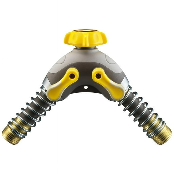 Nelson 853154-1001 2 Hose Kink Free High Flow Rezimar Dual Valve Adapter