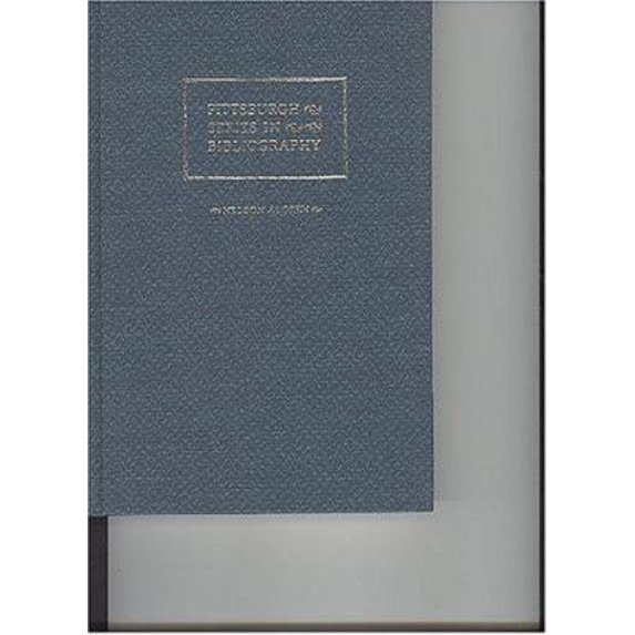 Pre-Owned Nelson Algren: A Descriptive Bibliography (Pittsburgh Series in Bibliography) (Hardcover) 0822935171 9780822935179
